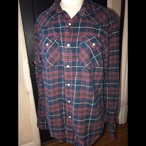 Men’s Plaid Flannel Button Down